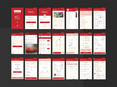 KSRTC Bus Ticket App -04 app booking bus design screens ticket ui ux