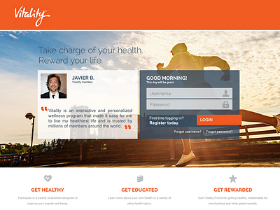 Vitality Responsive Website Design