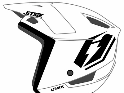 Jitsie HT1 Trials Helmet apparel design product design sportswear