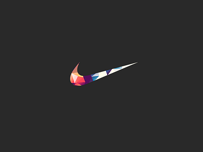 Nike3 colors dark logo nike poly