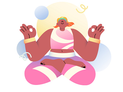 Meditation 2d 3d animation buddism calm character design health meditation mind mindfulness refill reset rest run sleep sport teacher therapy work yoga