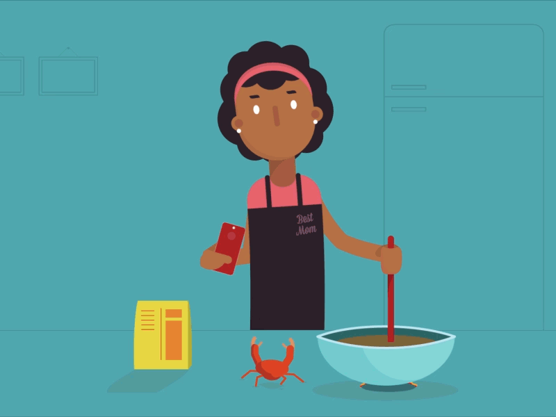 Suicide Crab character animation character design cooking crab design illustration mom mowe trinidad and tobago trinipedia
