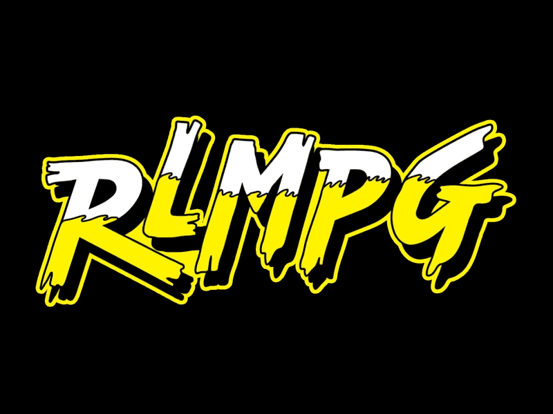 RLMPG after effects animation lettering motion movie mowe relampago rlmpg videogame yellow