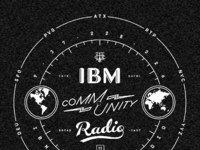 IBM Community Radio - Badge by Stephen Thunder Nixon for IBM on Dribbble