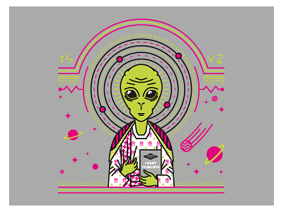 St Alien alien christian christianity icon saint ufo