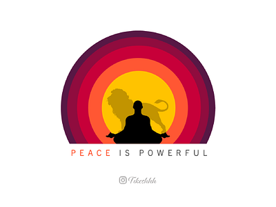 Peace design illustration illustrator peace power scene simple vector