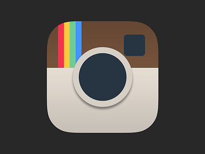 Instagram iOS 7 App Icon (Concept) apps flat icons instagram ios 7