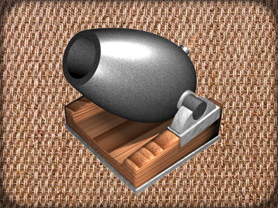 Cannon 3d cannon icon