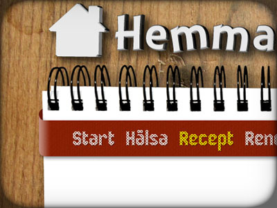 Hemma Bäst design layout photoshop web