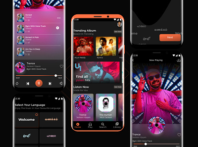 music player app concept ui app design ios app mobile app design music app music player ui ui design ux