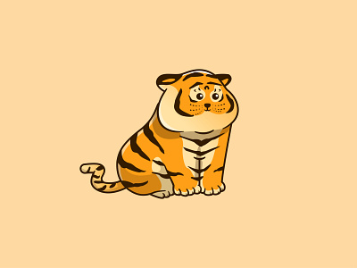 Year of Water Tiger branding design flat design illustration illustrations logo logo mascots tiger vector water tiger year of tiger
