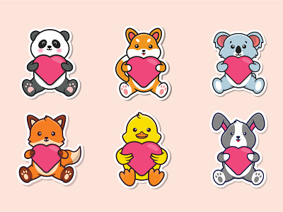 Valentine Sticker Collection Part II