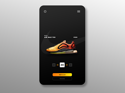 NIKE - Web Design adobe photoshop app app design design nike nike air max ui web webdesign website