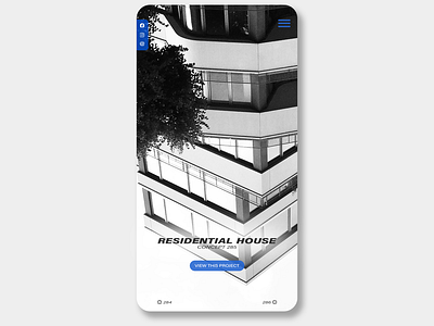 'Residential House Concept' - App design/version