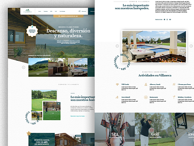 Villaseca - Hotel, Golf & SPA blue golf hotel spa ui uiux web web design website design