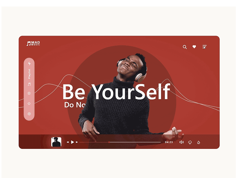 Mad Music Landing Page adobe photoshop adobe xd adobe xd designer adobe xd invision studio adobe xd photoshop animation art behance branding dribbble best shot dribbble invitation illustration instagram landing page landing page design logo love music app photoshop adobe xd ui design ux adobe xd vector