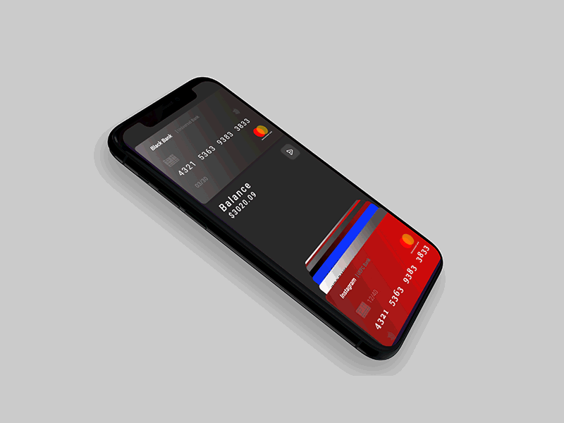 Card Swipe Mobile Interaction - UI/UX