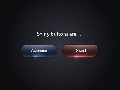 Shiny buttons are… by Kamil Khadeyev on Dribbble