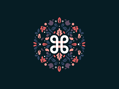 ⌘ icon illustration pattern