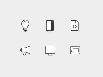 Icon set 48px glyph icon pictogram