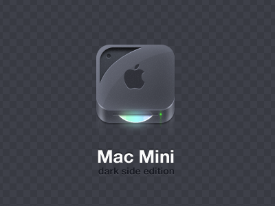 Mac Mini “Dark Side Edition” darth vaider icon ios iphone mac star wars