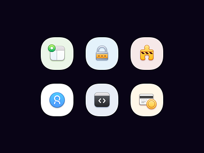 macOS Toolbar Icons