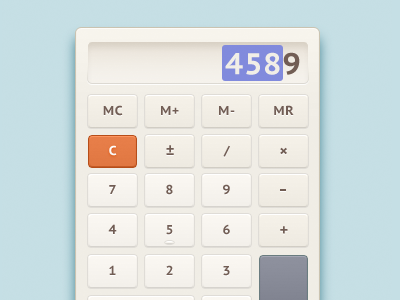 Calc GUI calculator gui