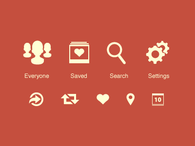 Tab and Toolbar Icons