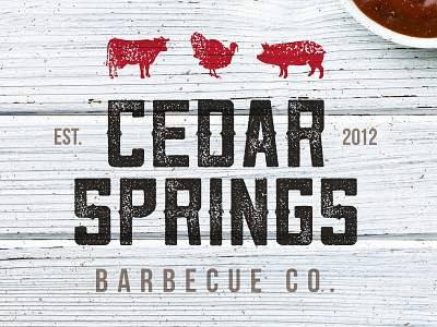 Cedar Springs Barbecue Co. Logo