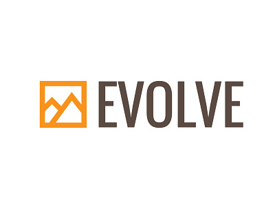 Evolve Bicycles Logo bicycle bike branding dirt evolve identity logo mountains mud tire trail website