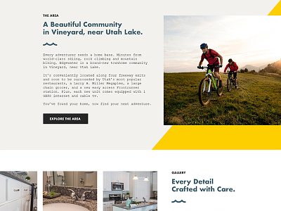 First Look: Townhouse Community Website community edge home lake townhouse utah vineyard water wave