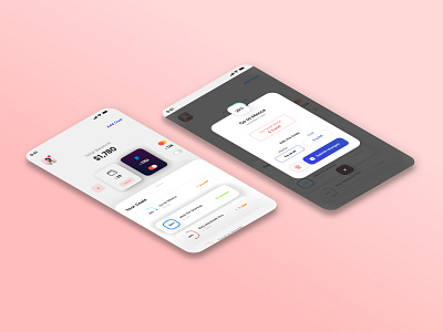 InGoal - Mobile App Design app design bank blue design figma figma design figmadesign financial mobile mobile app money money saving ui ui design uiux ux