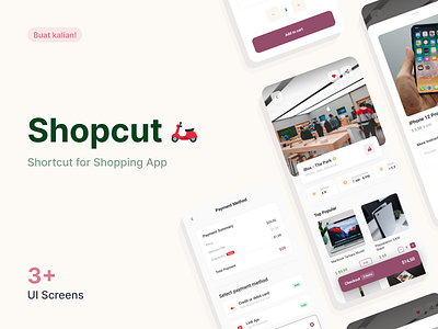 Shopcut - Shortcut for Shopping App app design design figma mobile mobile app shop shopify shopping shopping app ui ui design ux