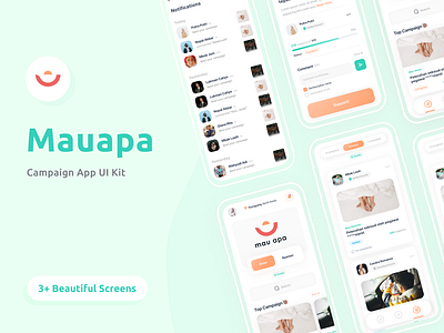 Mauapa - Campaign App UI Kit Mobile