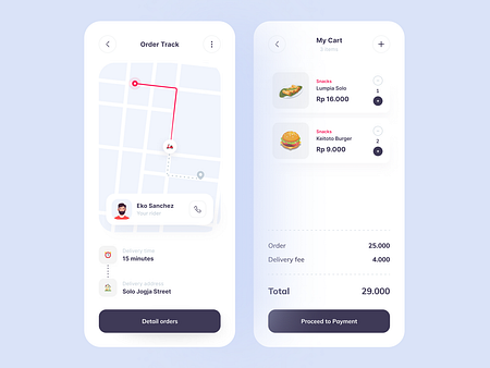 Makano - Food Delivery App by Ilham Tristadika🦄 for Keitoto on Dribbble