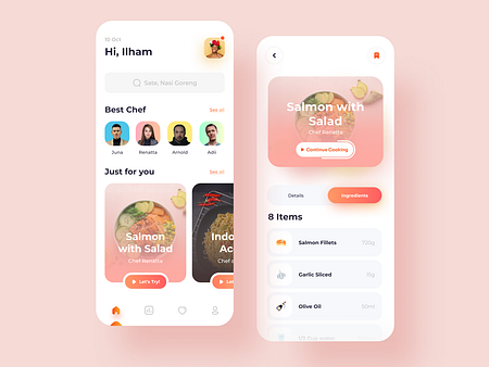 MasterCook - Cooking App🥩 by Ilham Tristadika🦄 for Keitoto on Dribbble