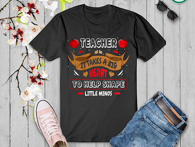 Teachers Day custom graphic t-shirt design template. poster. banner branding class custom design custom grapic custom tshirt design day design graphic design graphic t shirt icon illustration logo school student teachers teachers day tee tshirt design ui