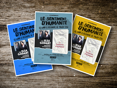 Le Sentiment d'Humanité, Elsa Godart design elsagodart flyer paris vietnam