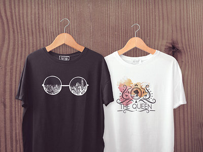 mockup black and white t shirt