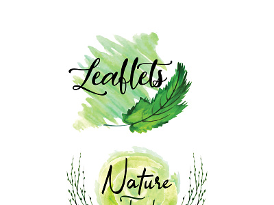 nature trial feminine logo graphic design graphics handrawn logo logo design logodesign modern modern logo professional logo signature logo unique watercolor