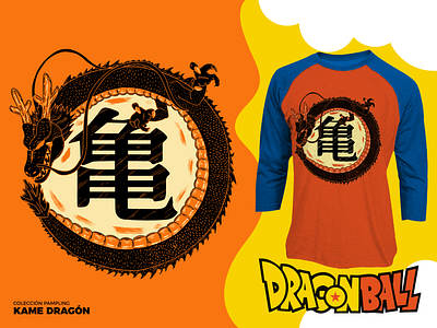 Kame Dragón adobe illustrator colectionshirt design dragonball friki illustration kamedragon mrchemel otaku sketch vector