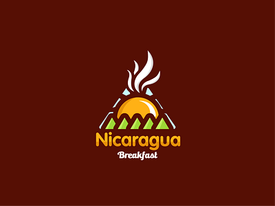 Nicaragua Breakfast brand design brand identity branding breakfast eat illustration logo logodesign logos logotype nicaragua triangle