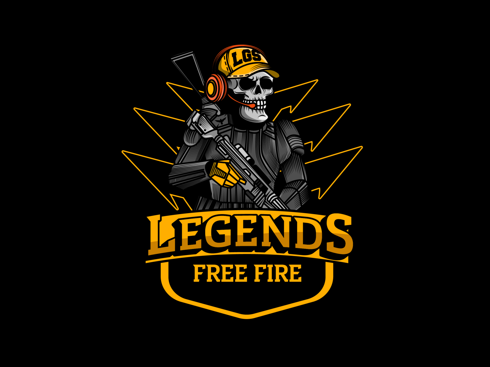 Freefire Garenafreefire Gamerspace Games Freetoedit Hiphop Vec In 2020 Logo Design Art Pe...