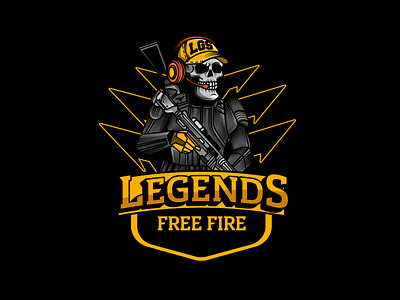 Legends Free Fire design illustration juego lgs logo logo design logotype shirt