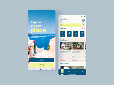 Villa Booking App app design icon ui uiux userinterface ux website