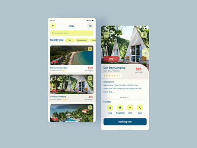 Villa Booking App