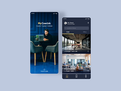 Coworking Space Booking App