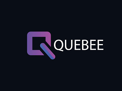 Quebee Q Letter Logo Design branding design flat illustration illustrator lettering logo minimal typography vector