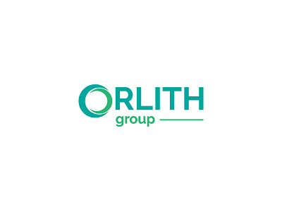 Orlith Group Logo branding design flat illustration illustrator lettering logo minimal typography vector