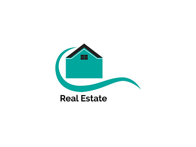 Real Estate Logo branding design flat illustration illustrator lettering logo minimal typography vector